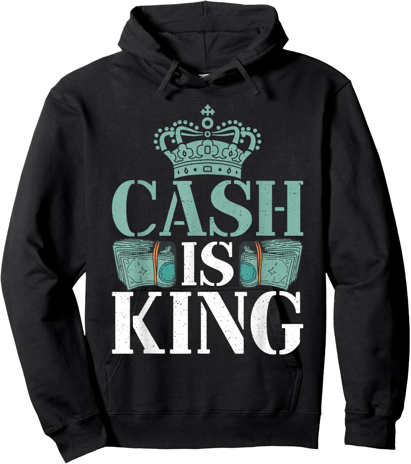 Cash is King Loving Money Hoodie - Hoodie | Black