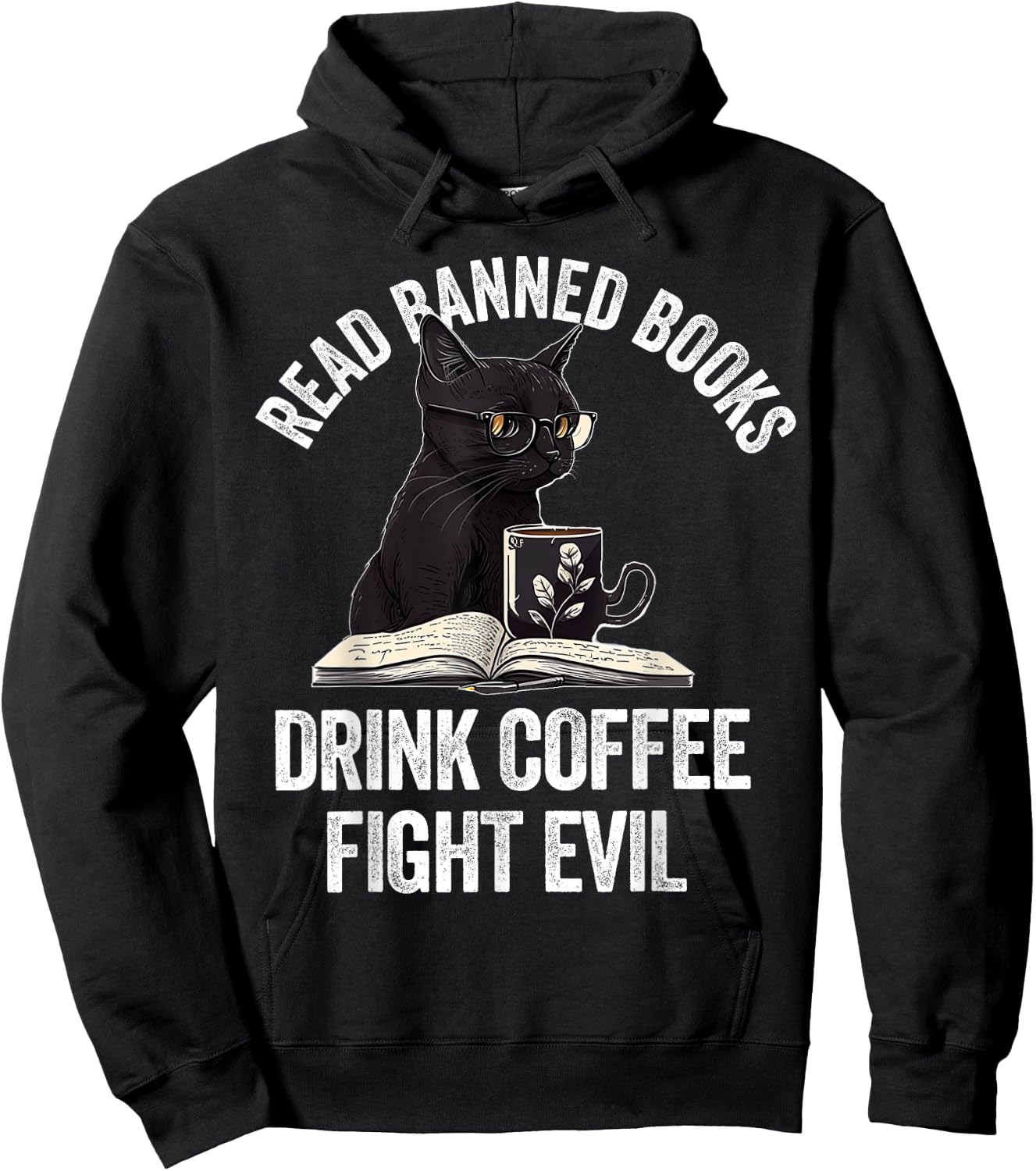 I Read Banned Books Lover BookWorm Love Banned Books Hoodie - Hoodie | Black