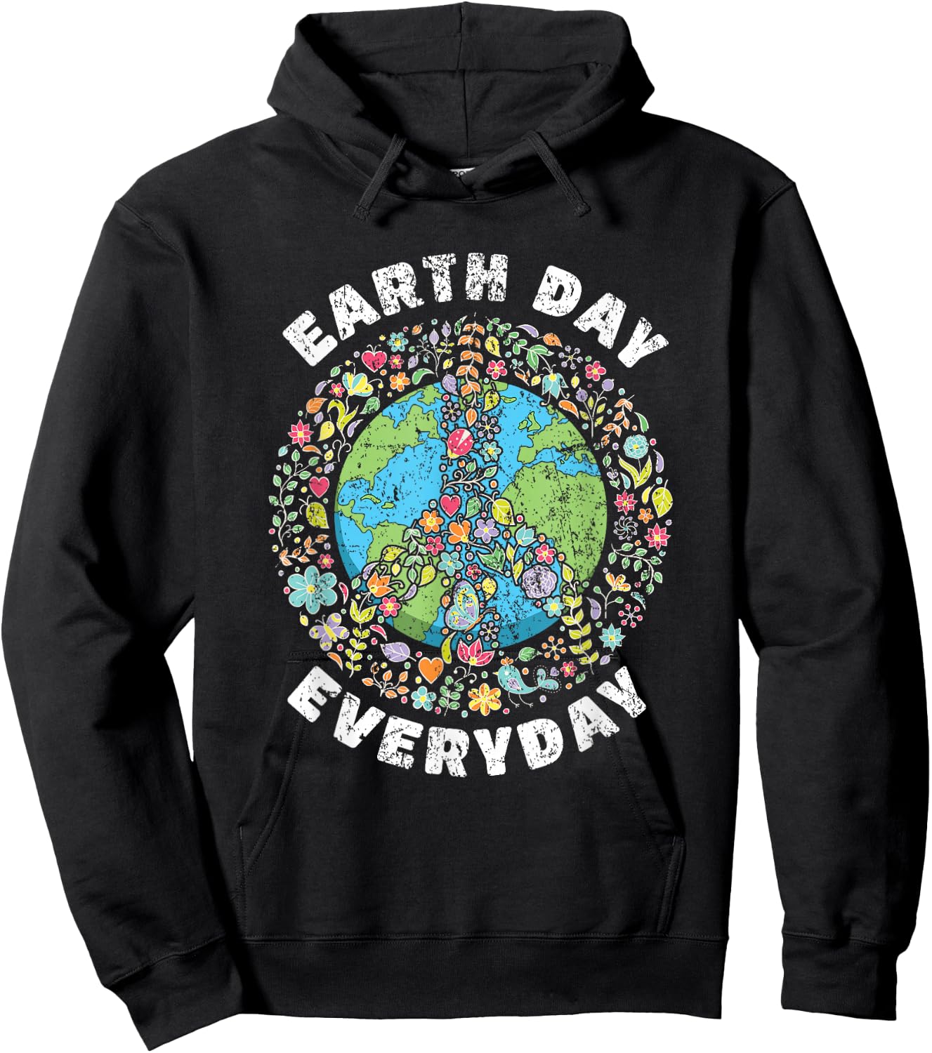 Earth Day Everyday Earth Day Small Hoodie - Hoodie | Black