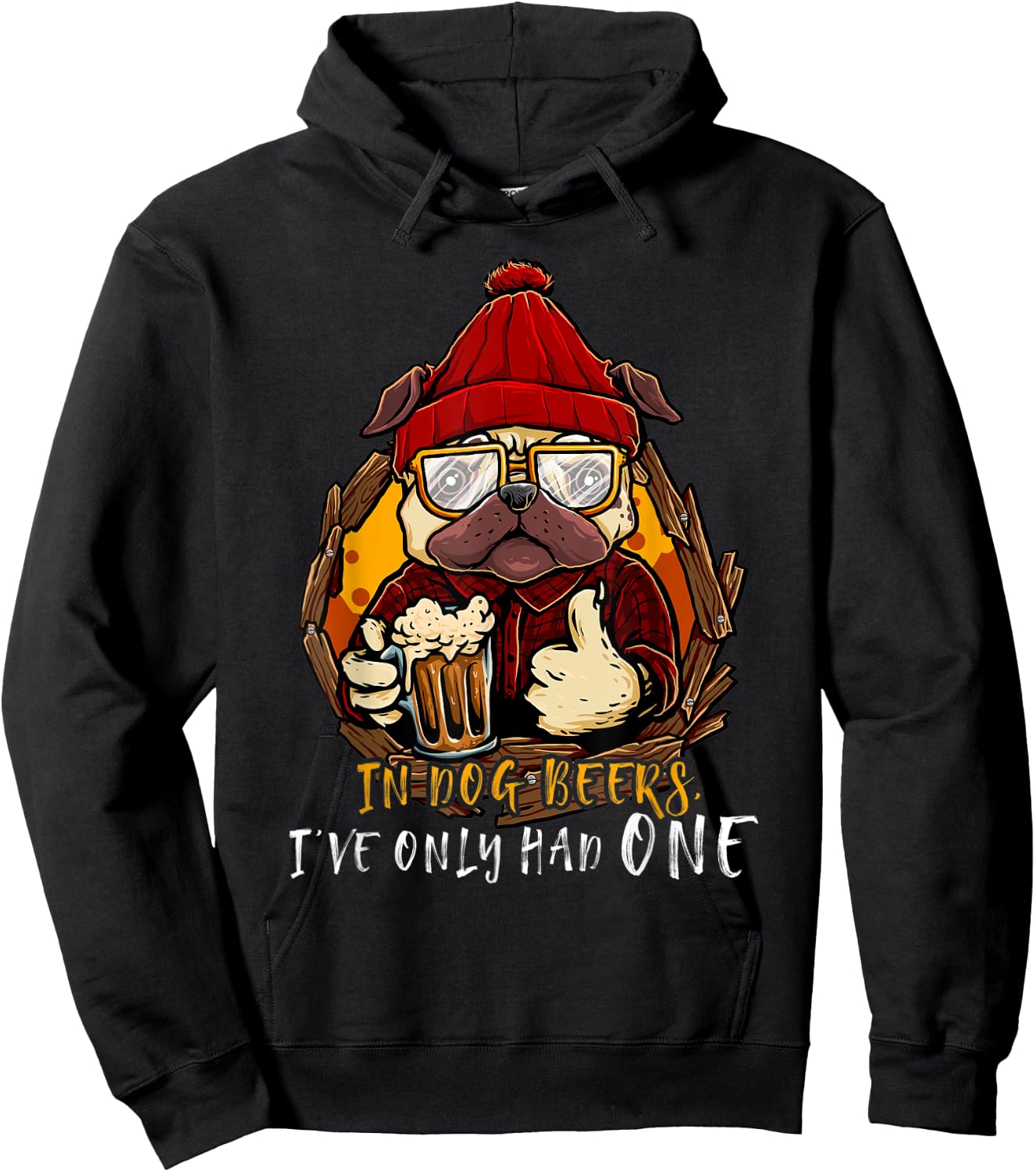Funny In Dog Beer I've Only Had One Dog Owner Drinking Beer Women Hoodie - Hoodie | Black