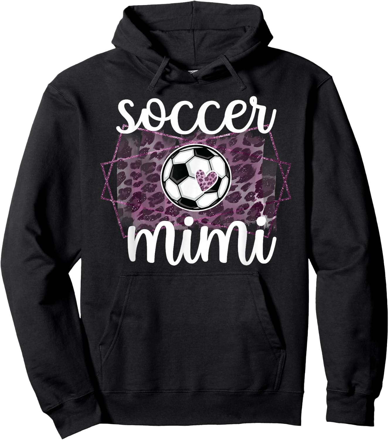 Soccer Mimi Proud Soccer Player Grandmother Mimi Hoodie - Hoodie | Black