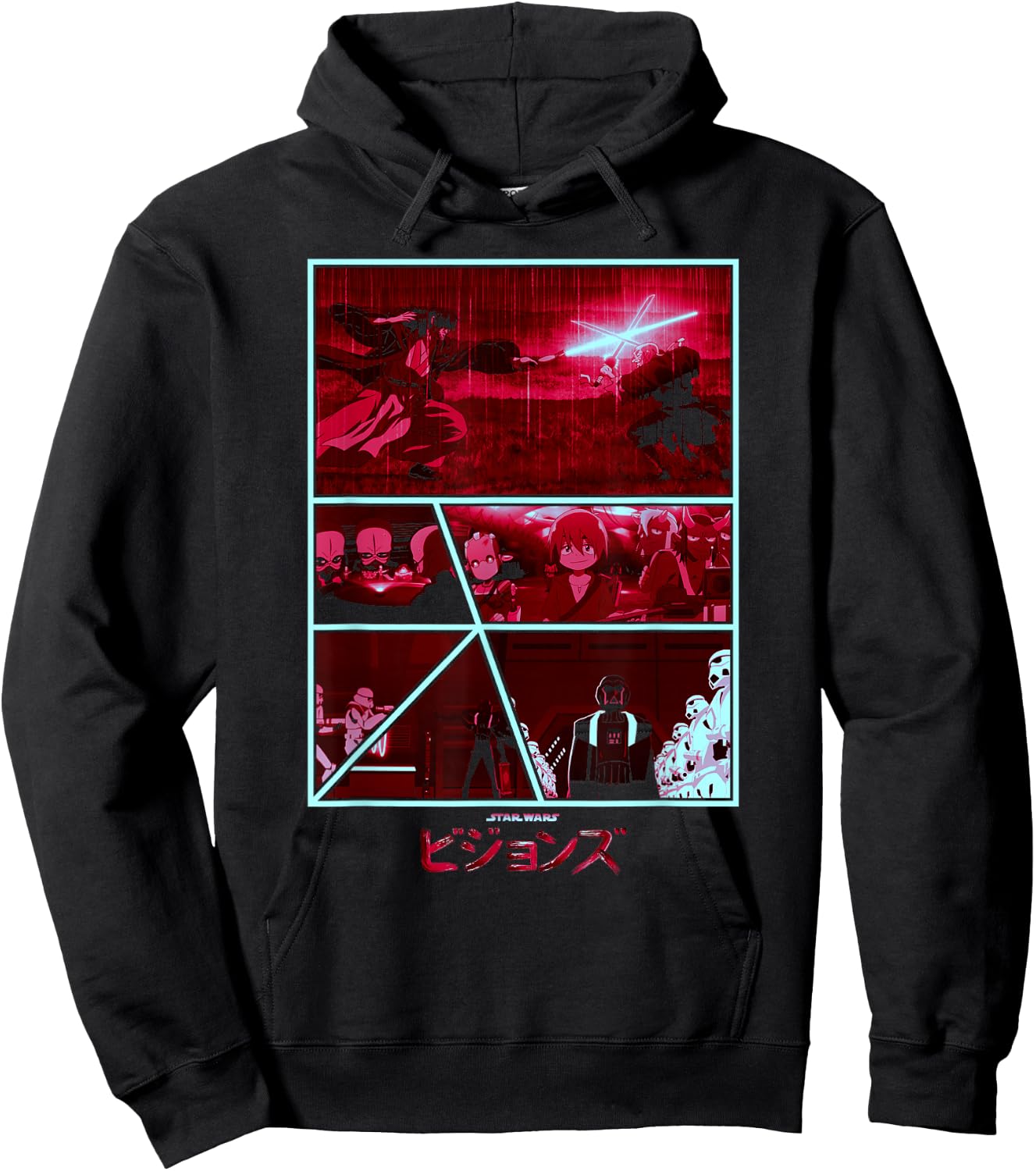 Star Wars Visions Dark Comic Poster Hoodie - Hoodie | Black