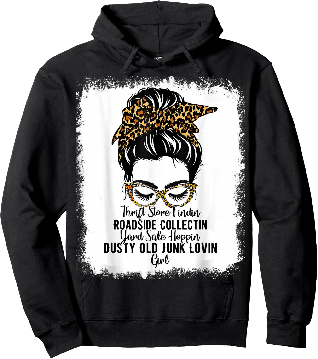 Messy Roadside Thrift Store Yard Sale Old Junk Lover Hoodie - Hoodie | Black