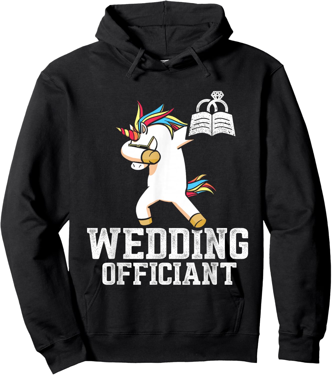 Wedding Officiant US Arts Internet Ordained Minister Gift Hoodie - Hoodie | Black