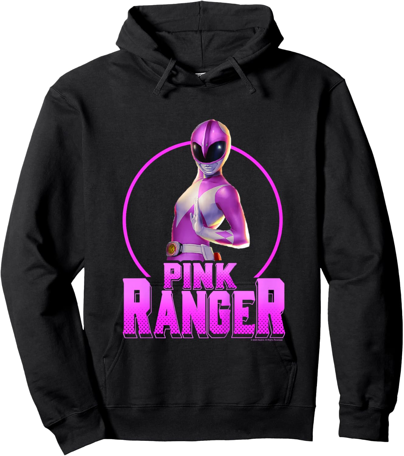 Power Rangers Pink Ranger Power Pose Shot Hoodie - Hoodie | Black