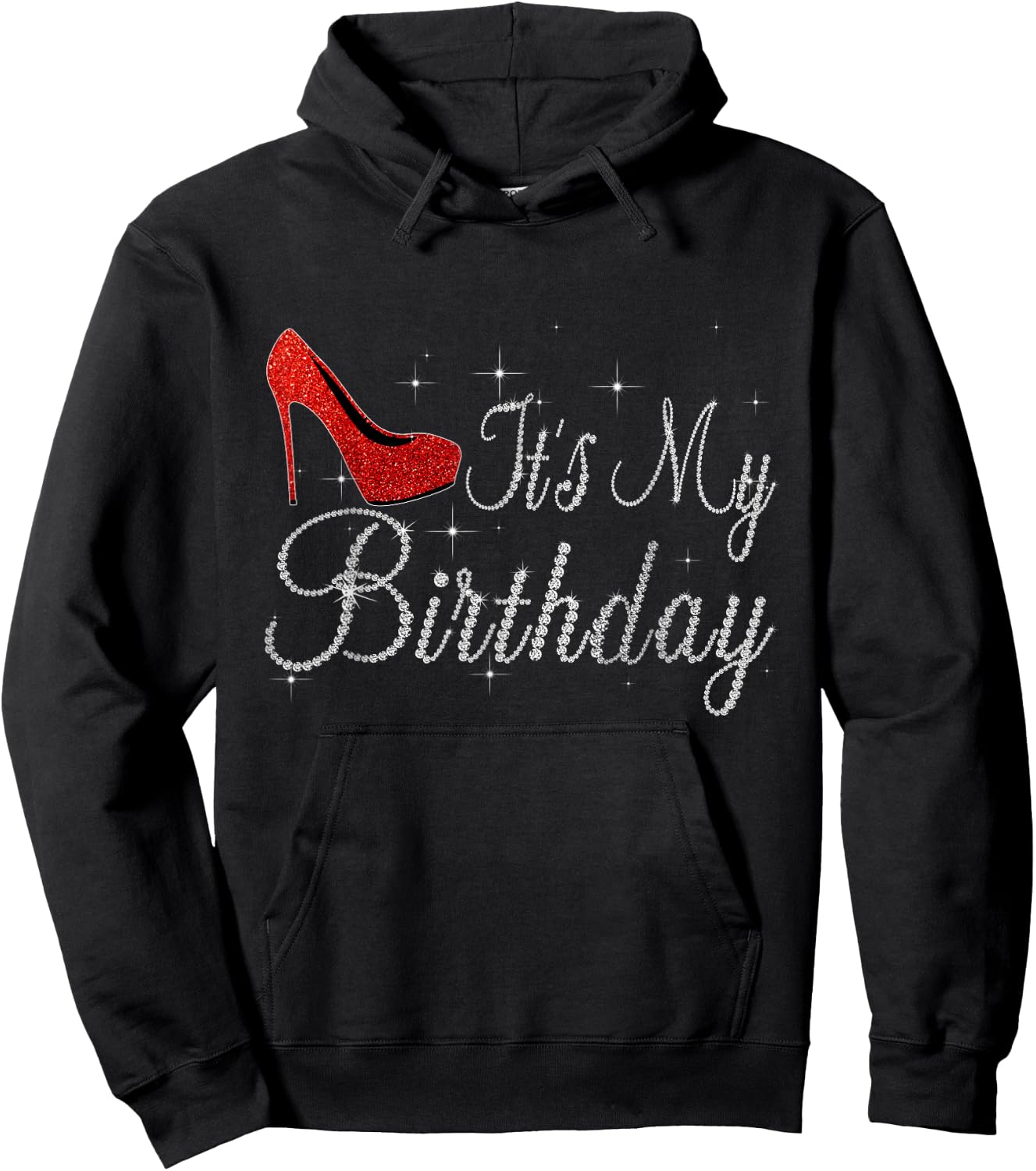 It's My Birthday High Heels Girls Hoodie - Hoodie | Black