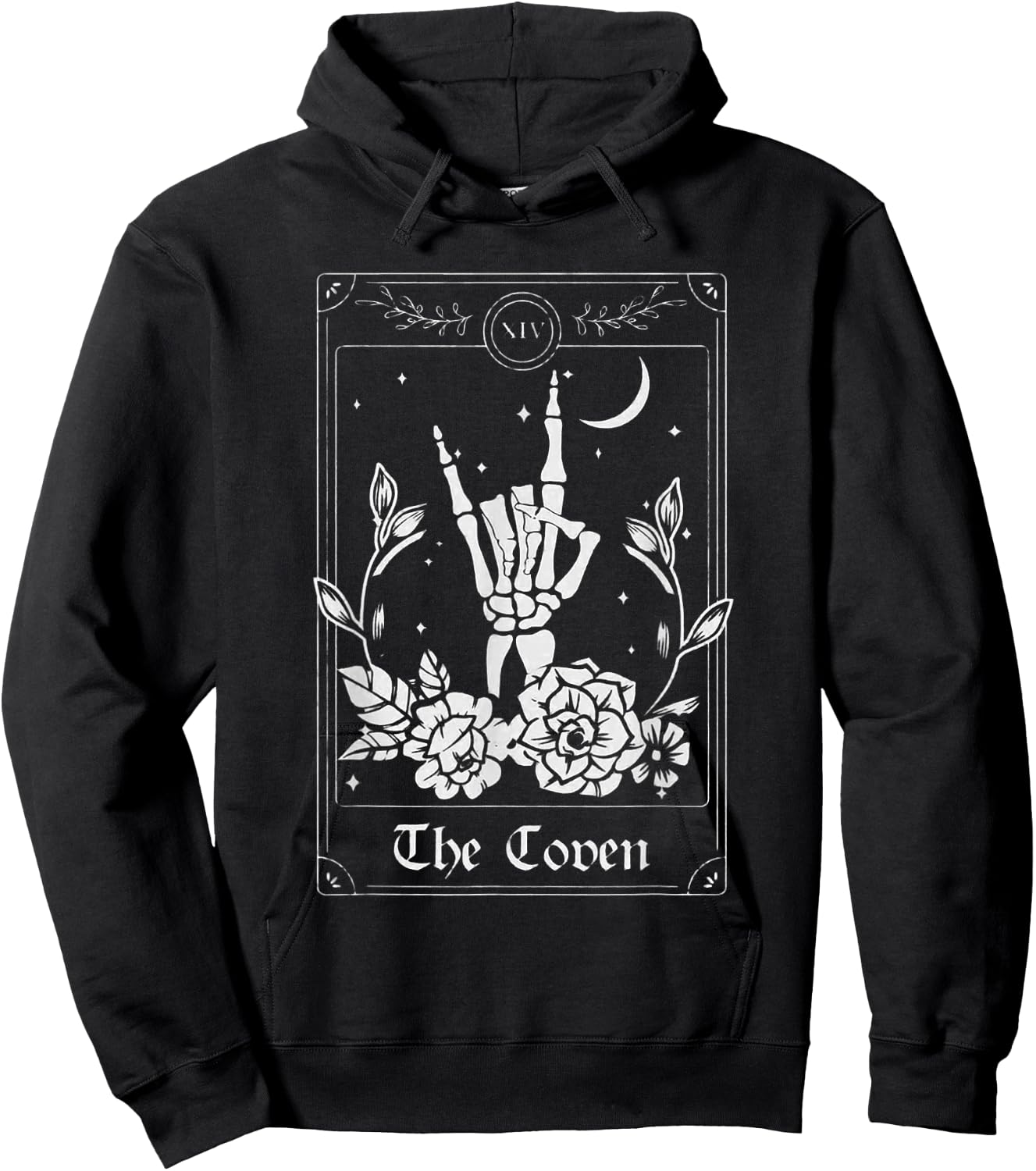 Wedding Tarot Card The Coven Halloween Bachelorette Matching Hoodie - Hoodie | Black