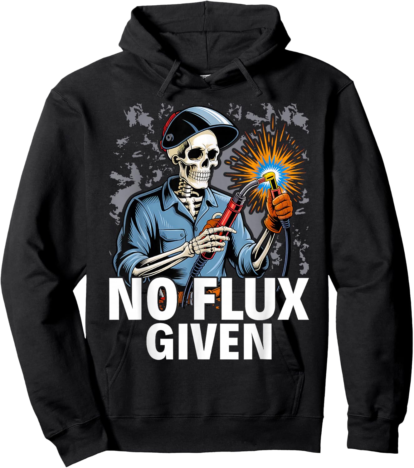 No Flux Given - Funny Welder & Welding Hoodie - Hoodie | Black