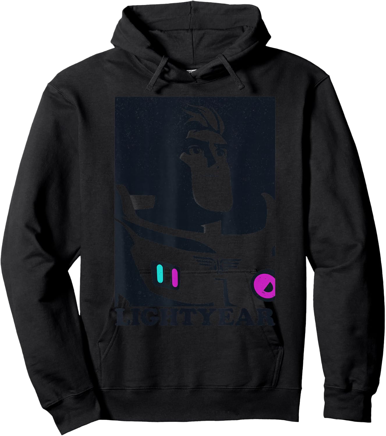 Disney Pixar Lightyear Buzz Lightyear Heroic Portrait Hoodie - Hoodie | Black