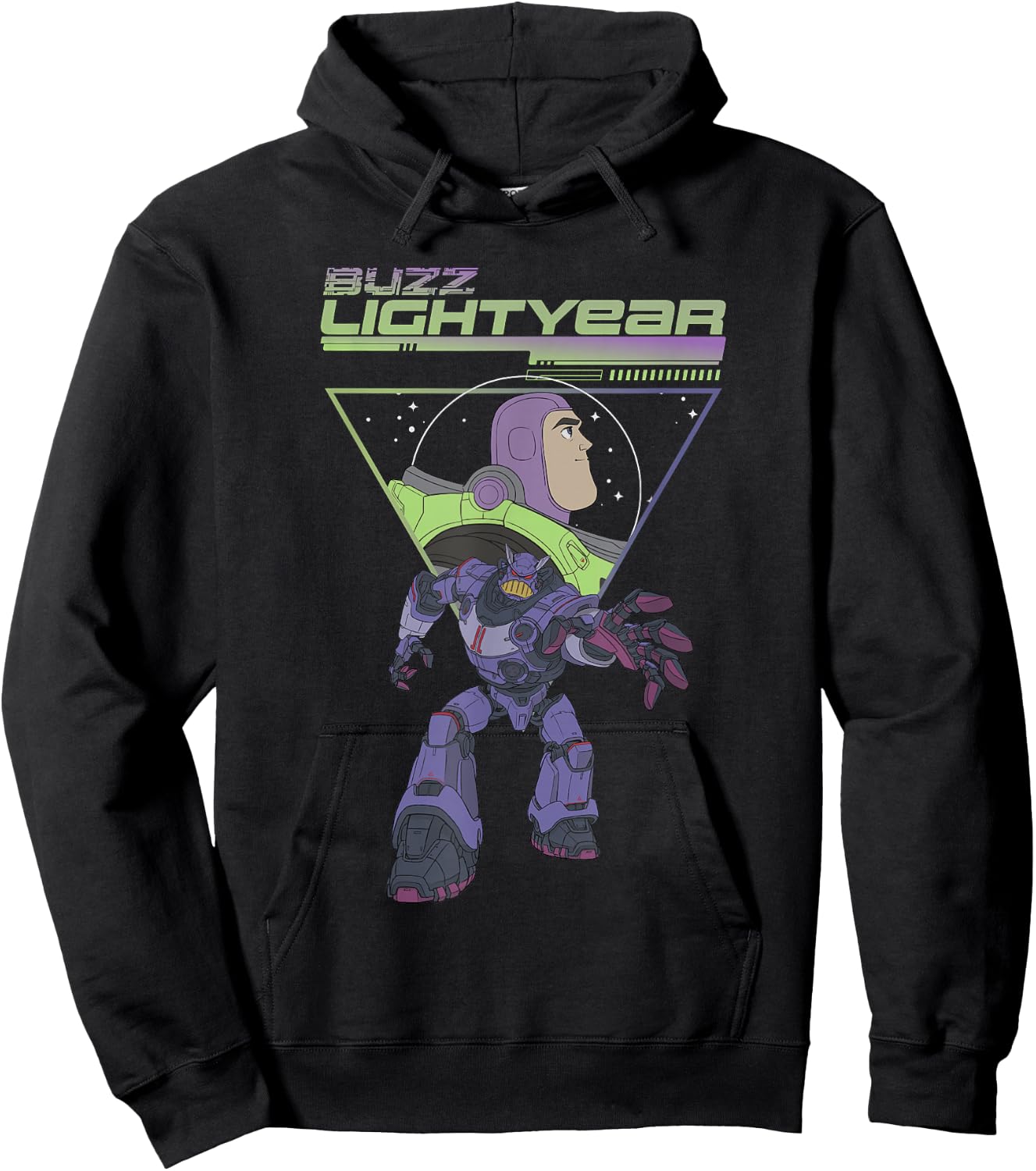 Disney Pixar Lightyear Buzz VS Emperor Zurg Vintage Poster Hoodie - Hoodie | Black