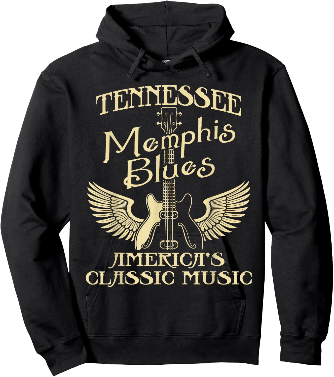 Tennessee Blues America's Classic Music - Musician Hoodie - Hoodie | Black