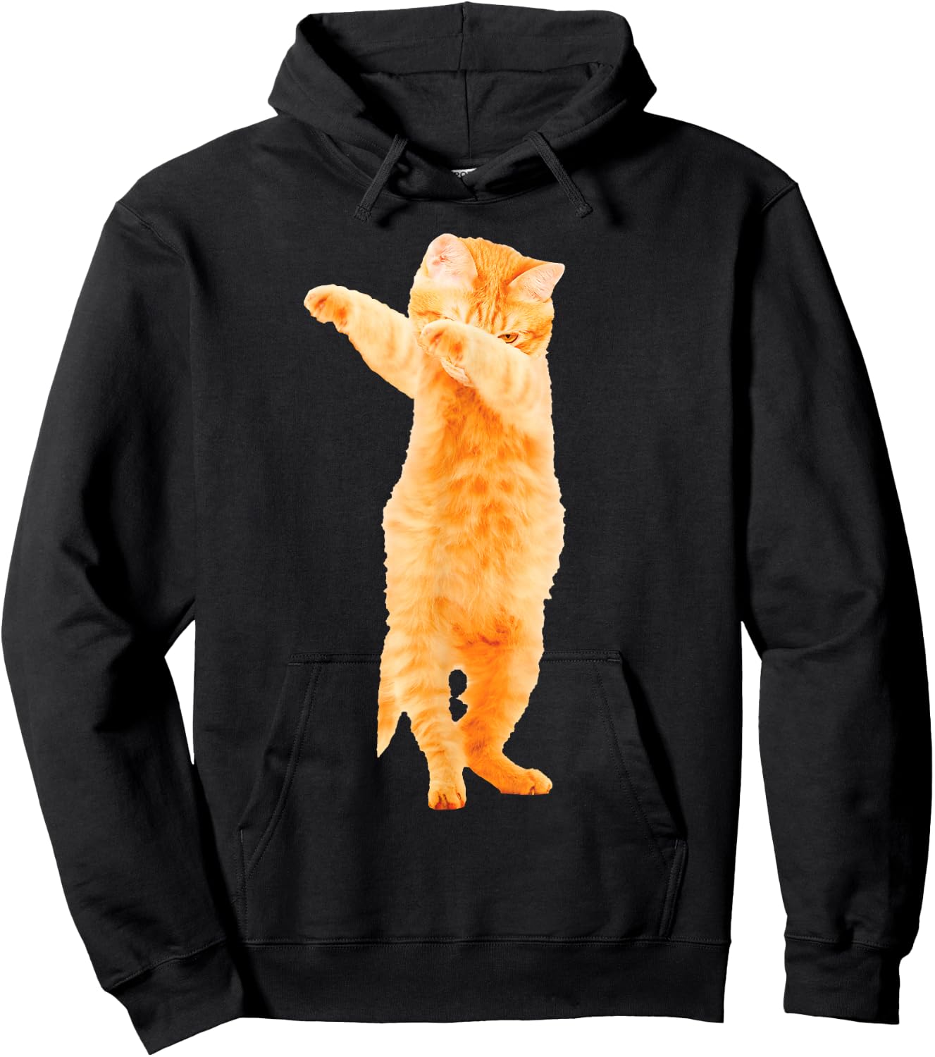 Dabbing Cat Kitten Fun Dab Dance Kitty Fun Gift Hoodie - Hoodie | Black