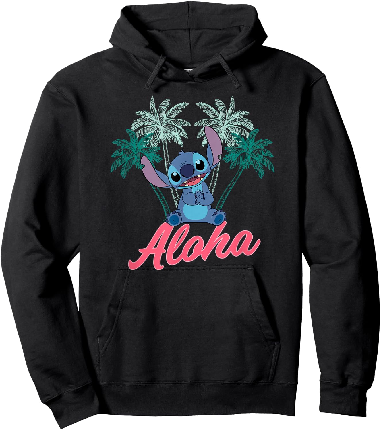 Lilo & Stitch - Aloha Hoodie - Hoodie | Black