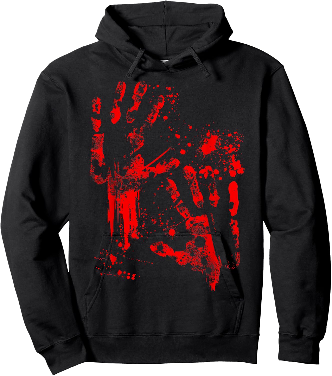 Bloody Halloween zombie attack blood Hoodie - Hoodie | Black