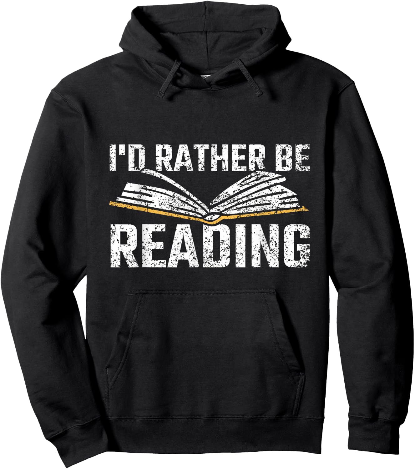 I'd Rather Be Reading Book Readers Reader Read Reading Hoodie - Hoodie | Black