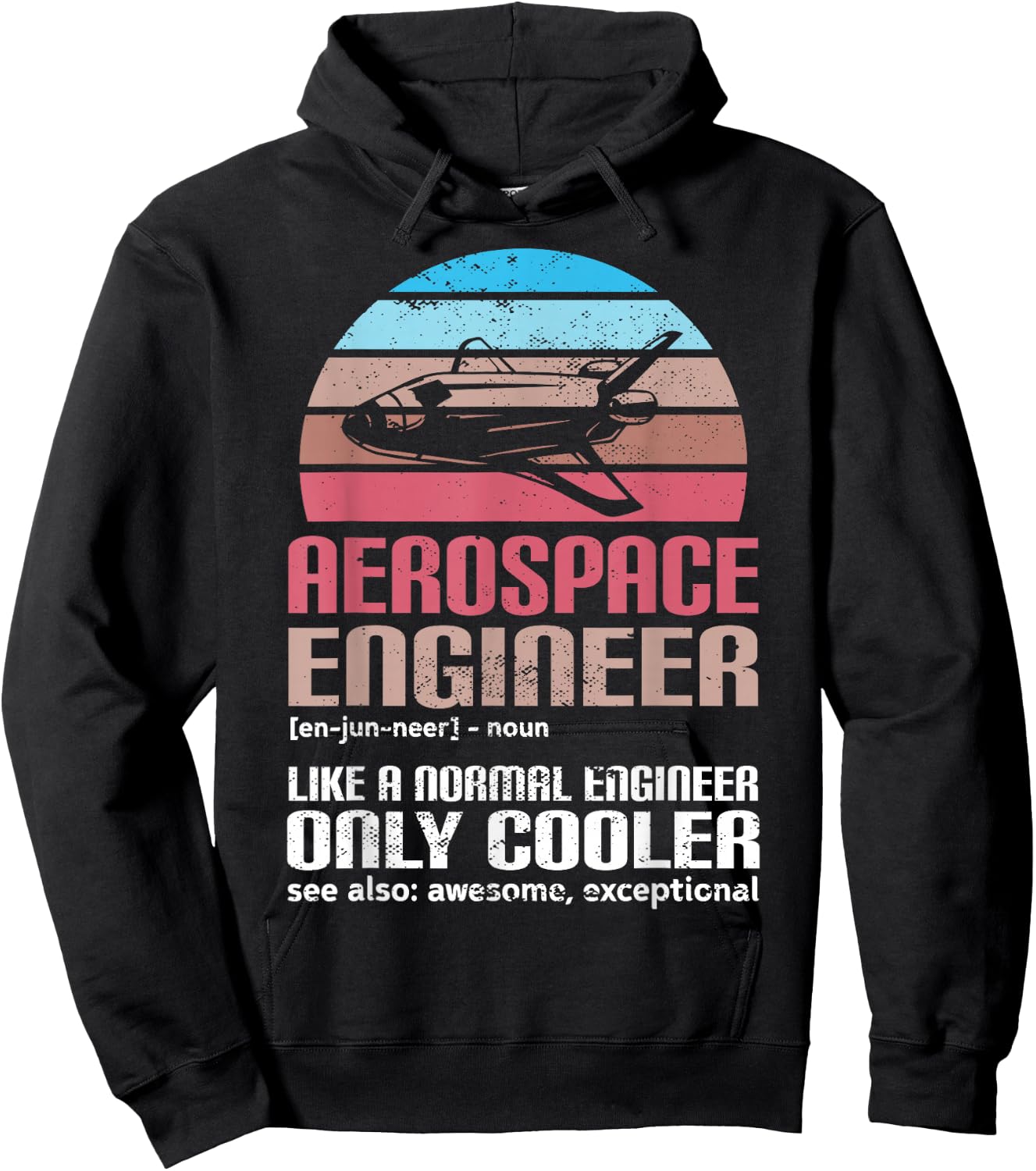 Aerospace Engineer Funny Rocket Science Hoodie - Hoodie | Black