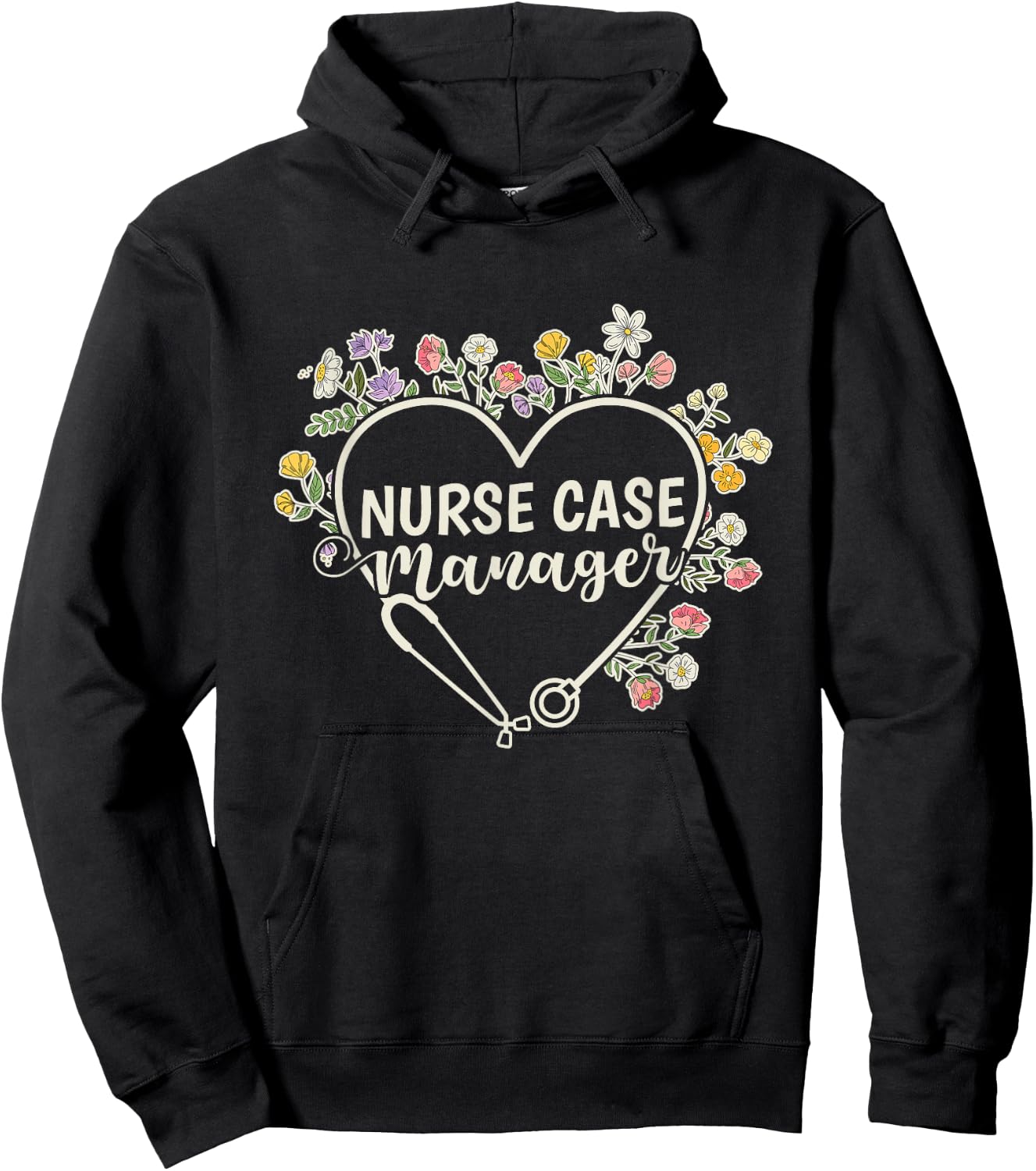 Registered Nurse Case Manager Hoodie - Hoodie | Black
