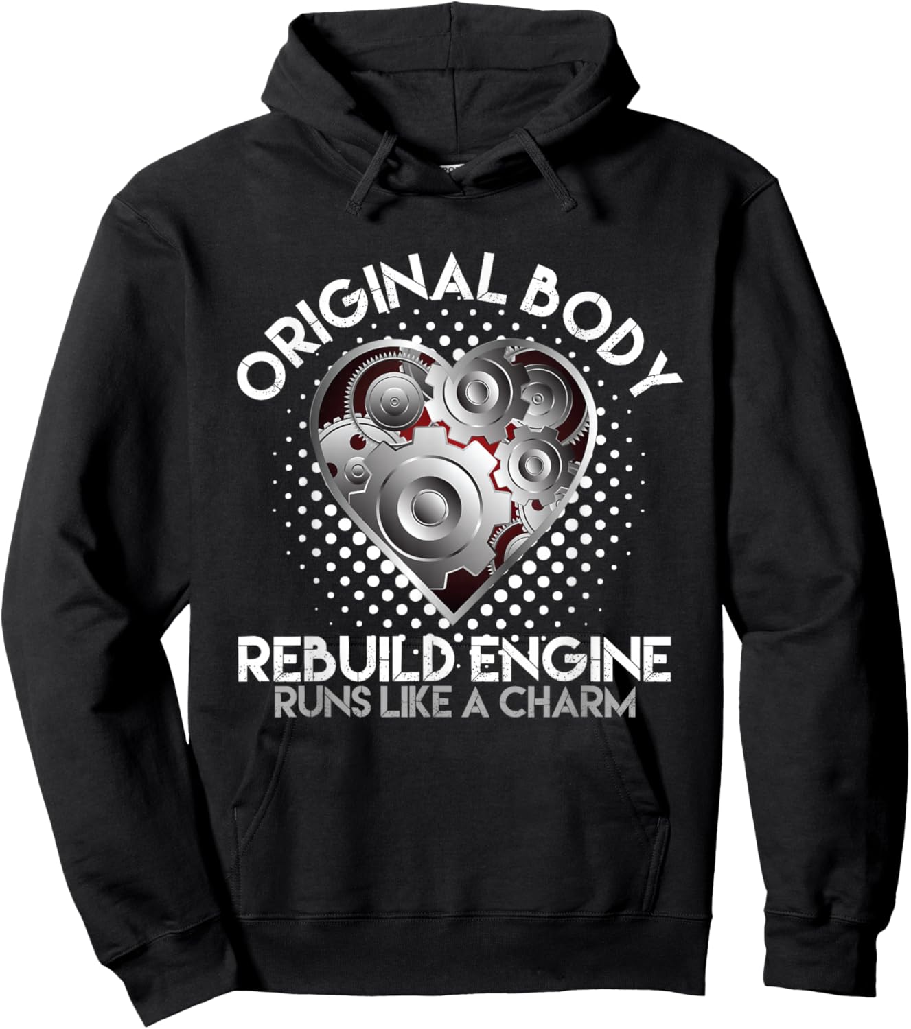 Original Body Rebuild Engine Open Heart Surgery Bypass Hoodie - Hoodie | Black