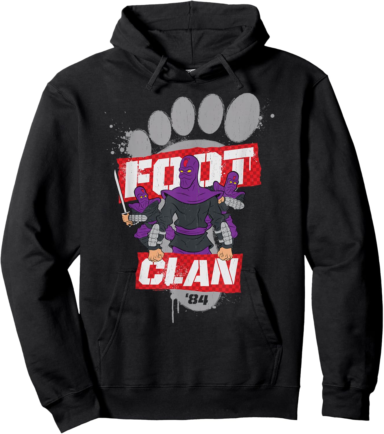 Teenage Mutant Ninja Turtles Foot Clan 84 Hoodie - Hoodie | Black