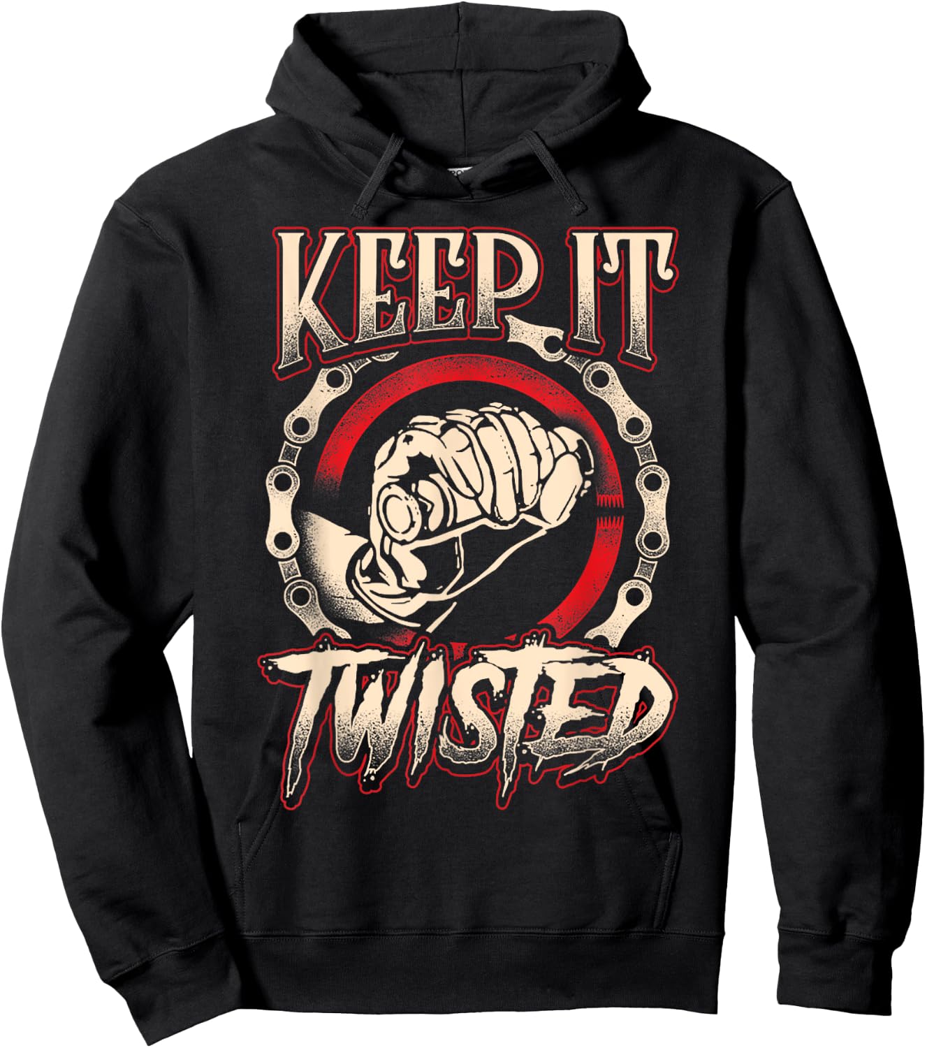 Biking Rider Joke Humor Pun Funny Motorcycle Biker Sport Hoodie - Hoodie | Black