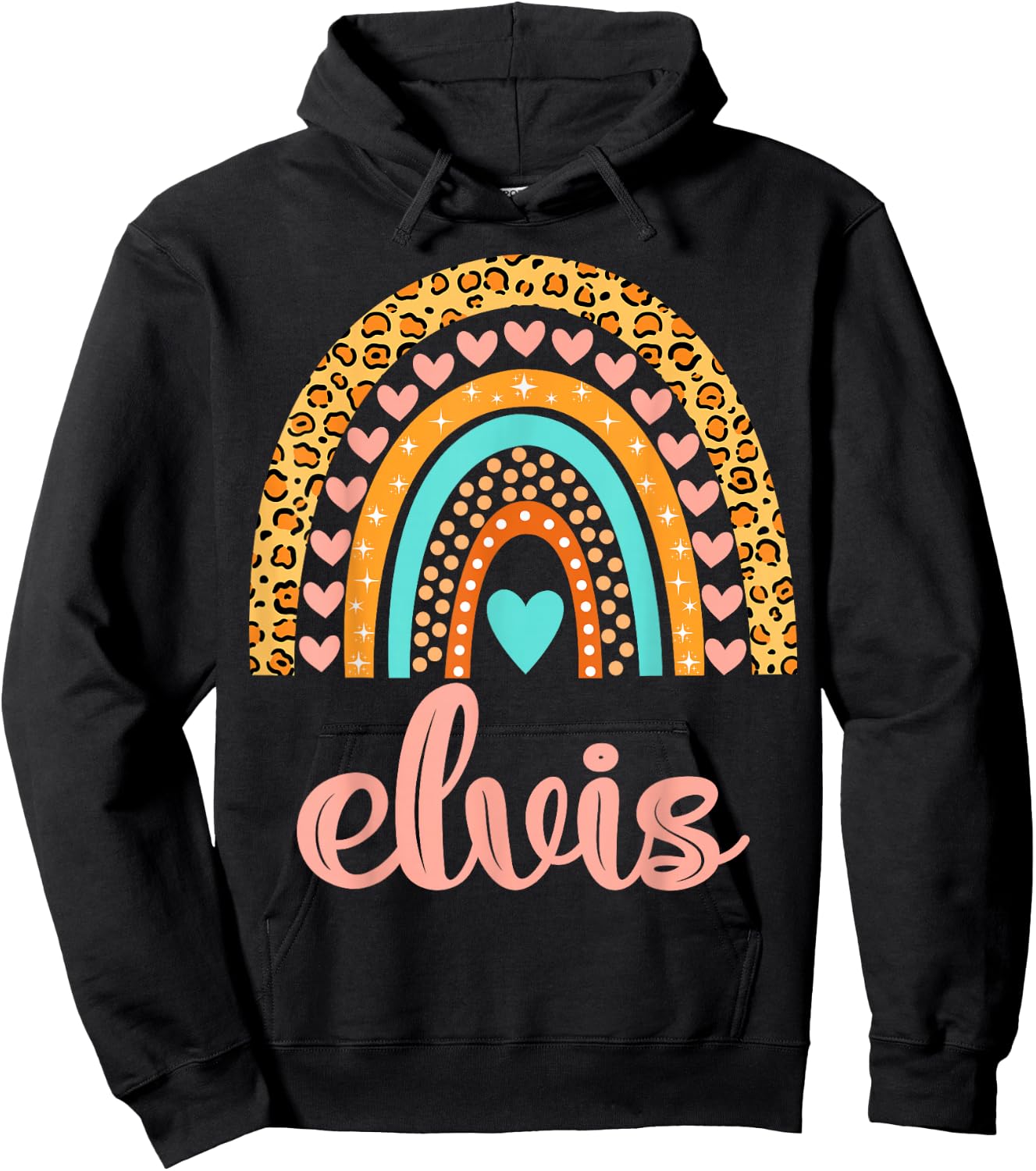 Elvis Name Shirts & Gifts Elvis Elvis Name Birthday Shirt Gift Black Hoodie - Hoodie | Black