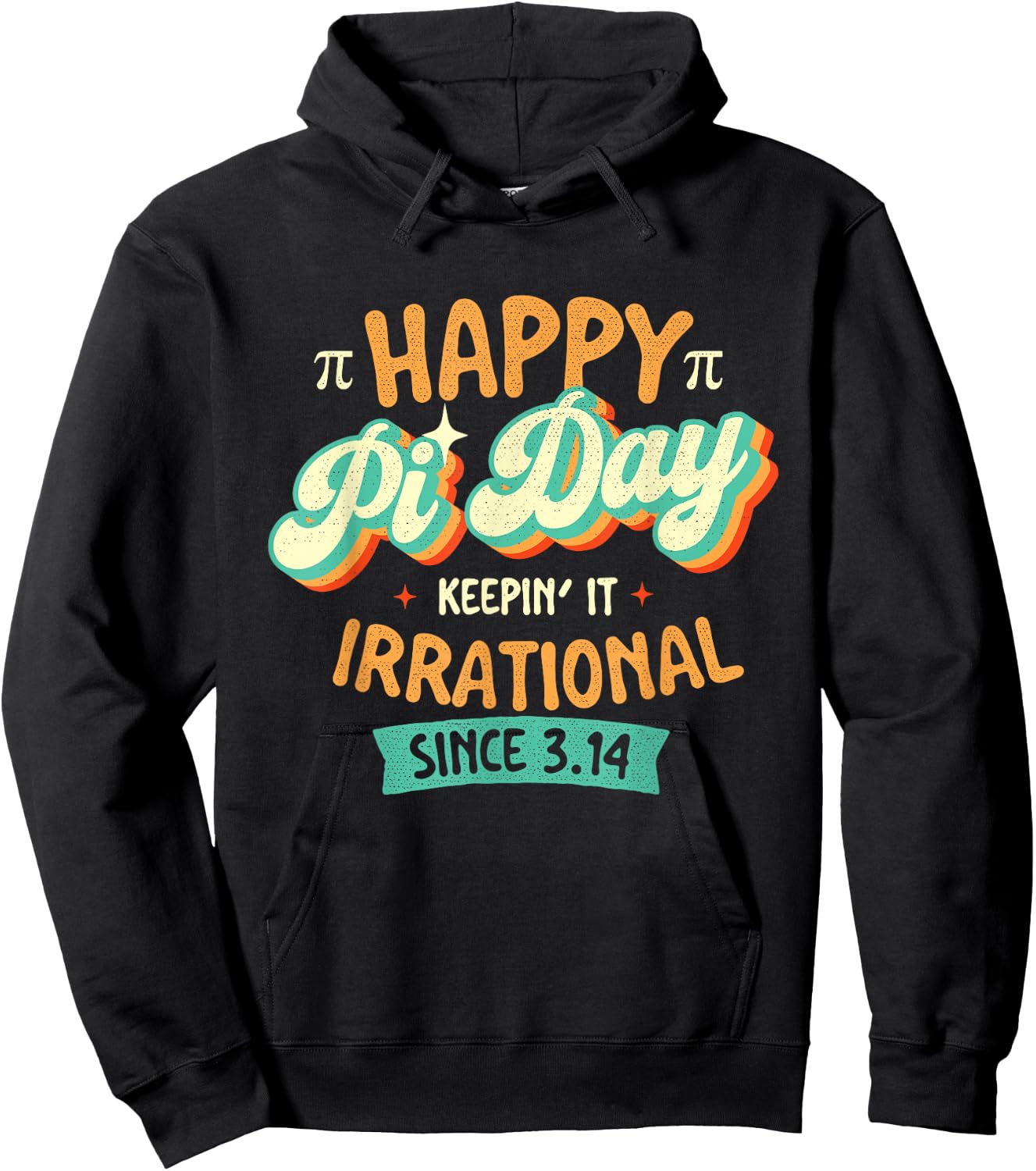 Happy Pi Day - Pi Day Math Lover Science Teacher Pi Symbol Hoodie - Hoodie | Black