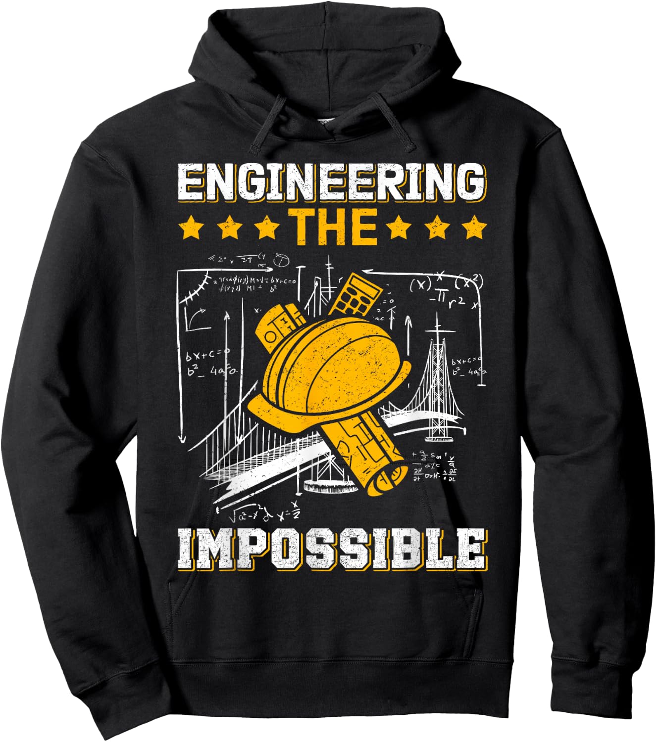 Civil Engineer Design Men Student Woman Mechanical Hoodie - Hoodie | Black
