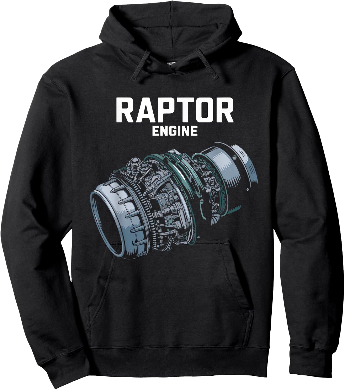 Rocket Scientist Starship Raptor Engine For Space Explorer Hoodie - Hoodie | Black