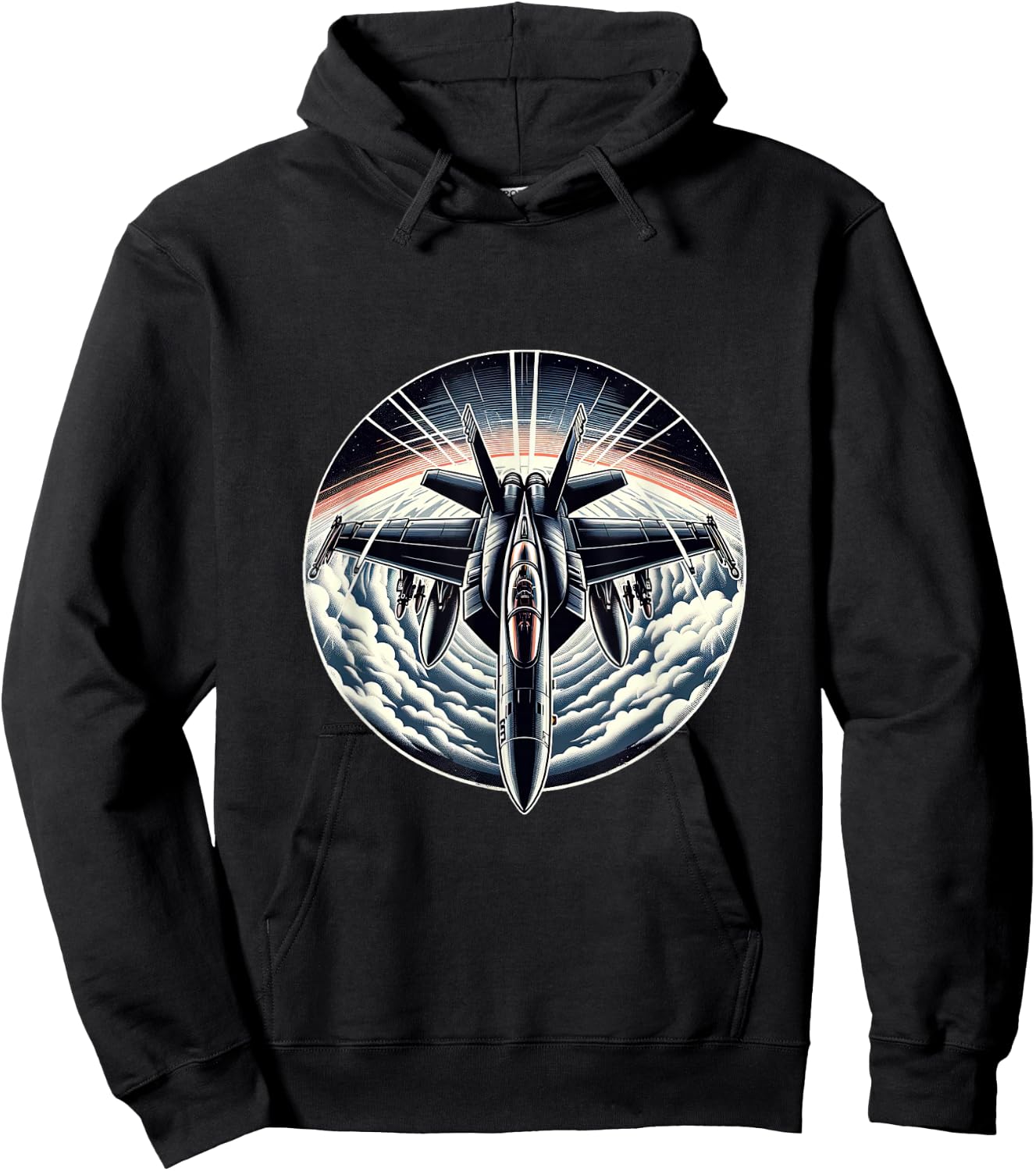 F18 F/A-18 Super Hornet Fighter Jet Naval Aviation Pilot Hoodie - Hoodie | Black