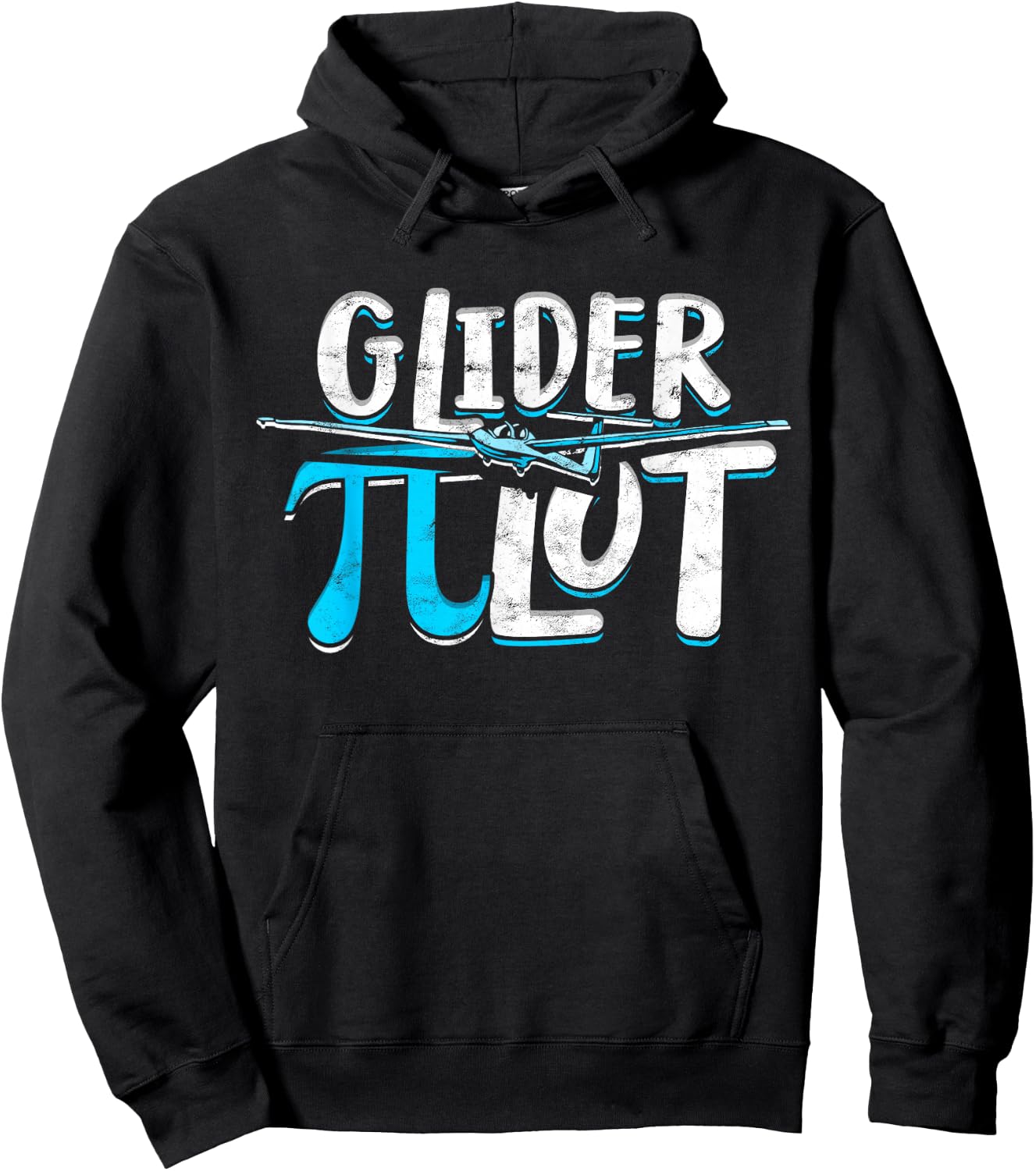 Glider Pi Lot Funny Glider Pilot Hoodie - Hoodie | Black