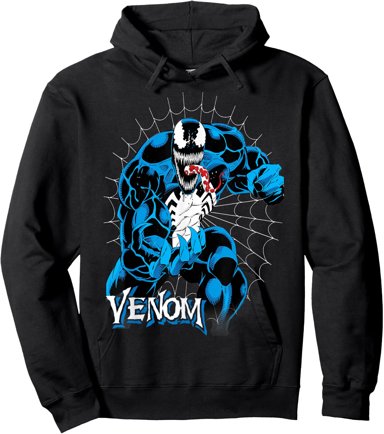 Marvel Venom Tangled In Web Graphic Hoodie - Hoodie | Black