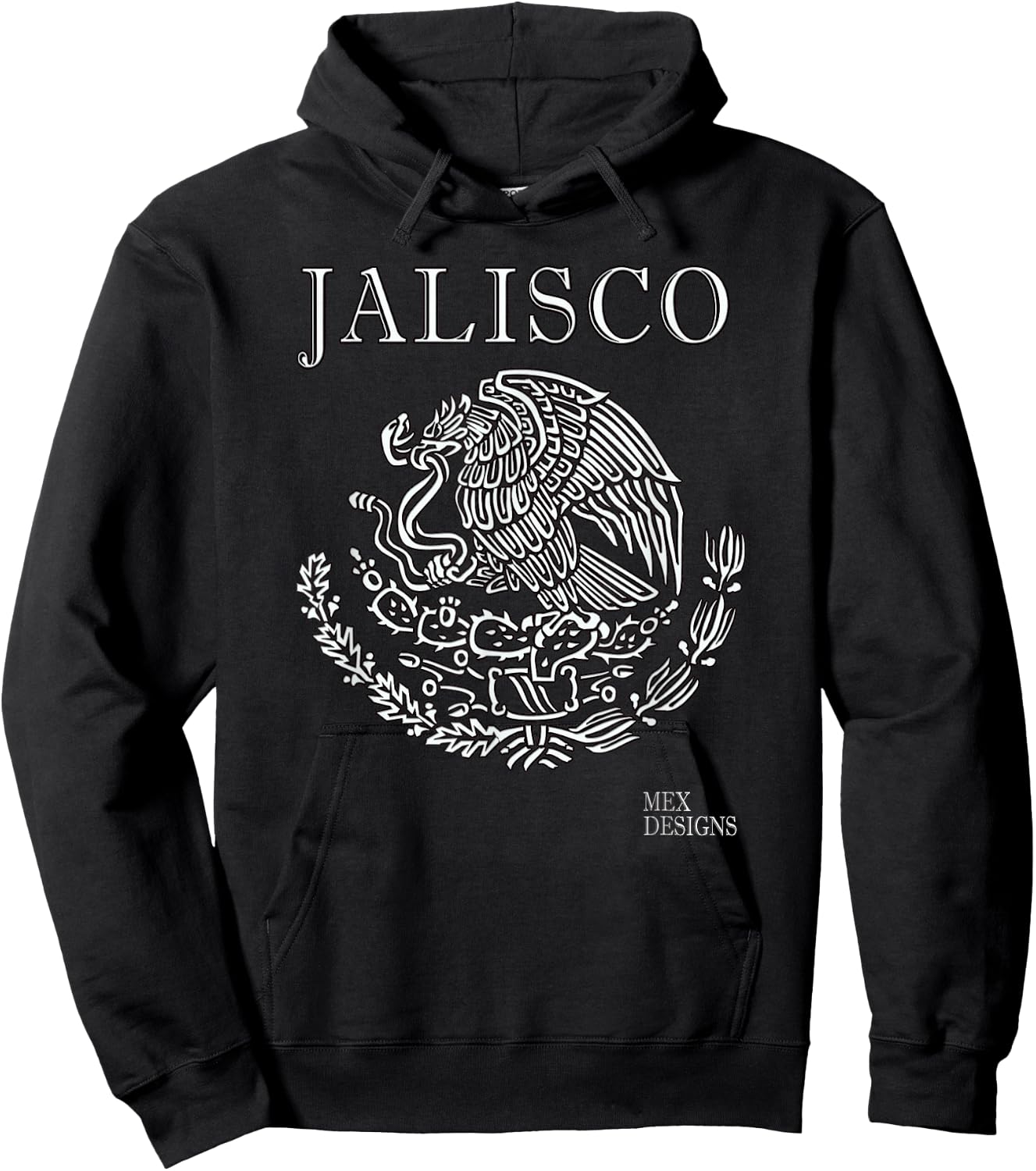 Jalisco Mexican Shirts Jalisco Camisa Mexicana Colt Mexico Hoodie - Hoodie | Black