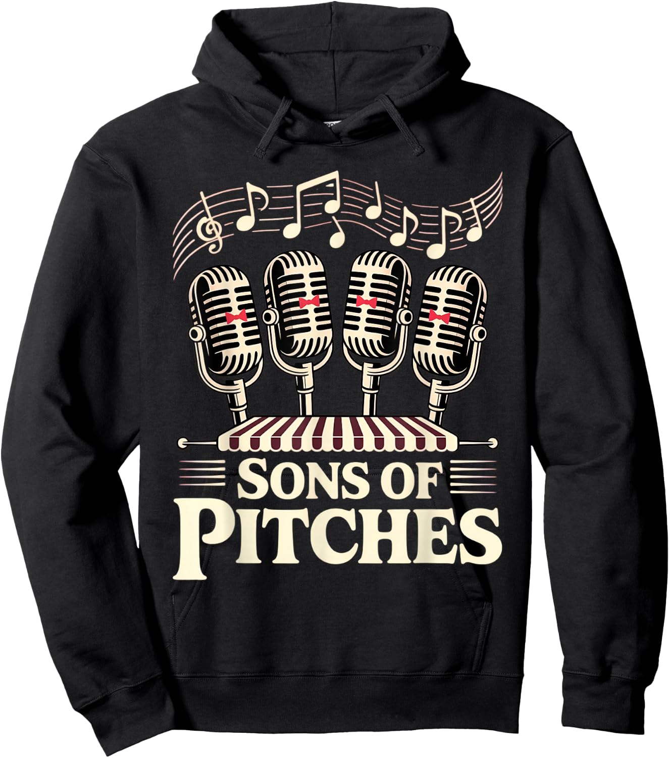 Barbershop Quartet Hoodie - Hoodie | Black