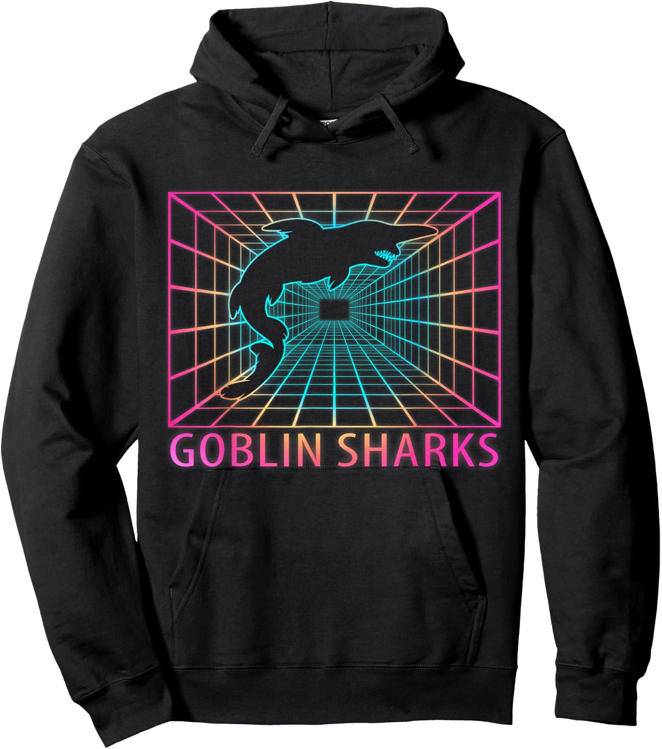 Goblin Sharks Retro Gift Hoodie - Hoodie | Black