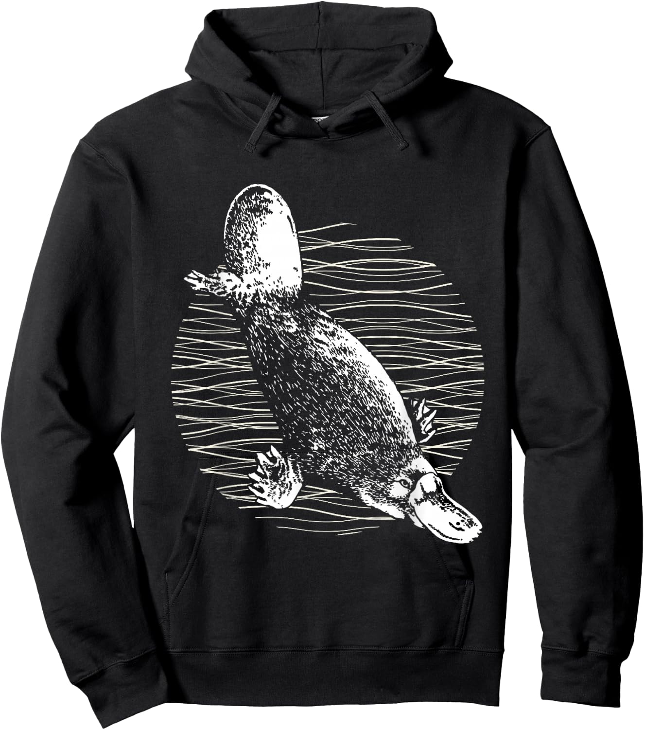 Platypus Outback Wildlife Nature Platypus Hoodie - Hoodie | Black