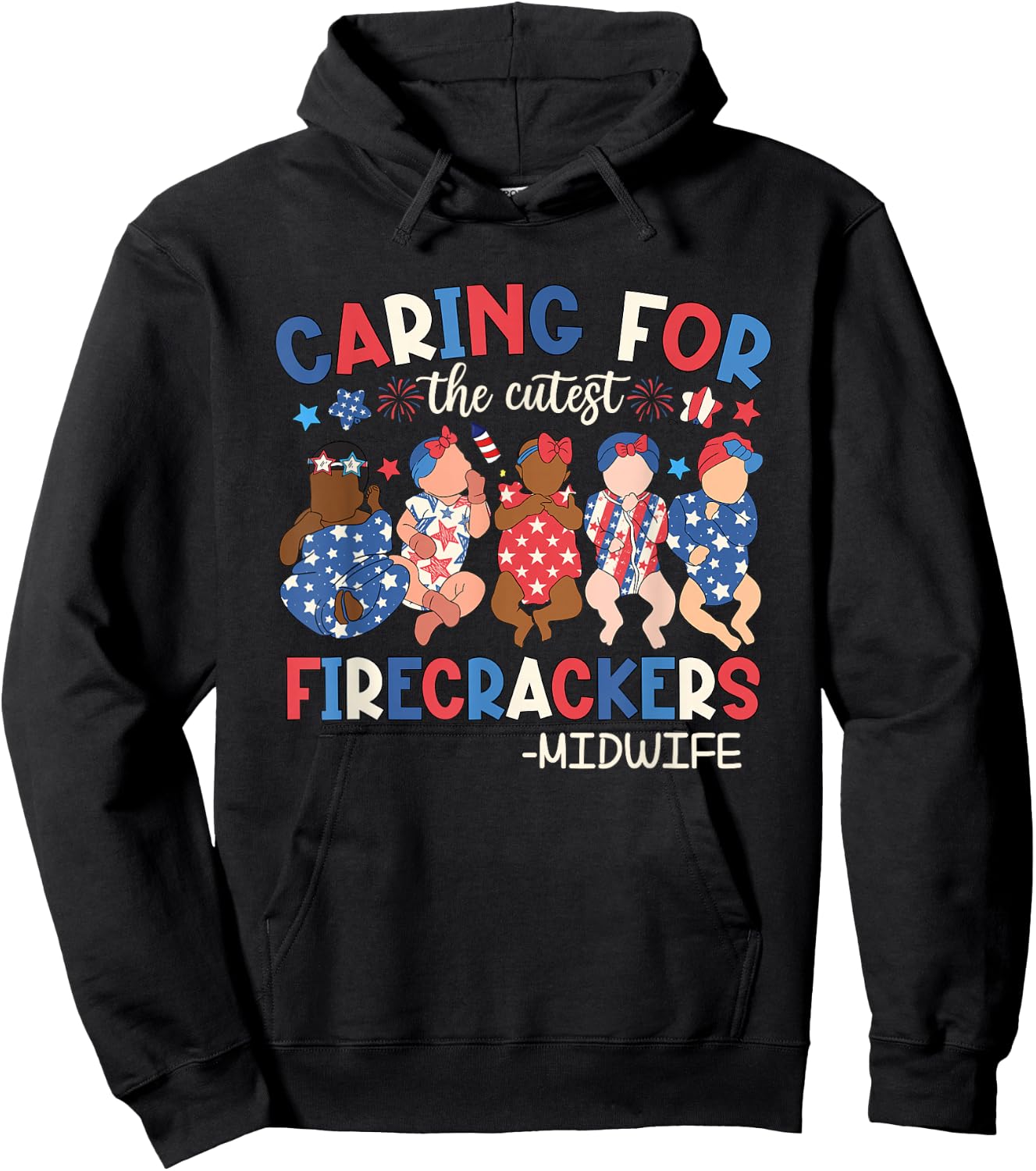 4th of July Hoodie - Hoodie | Black