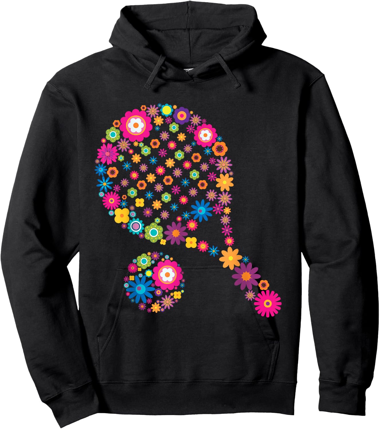 Padel Tennis Pádel Paddle Tennis Padel Racket Hoodie - Hoodie | Black