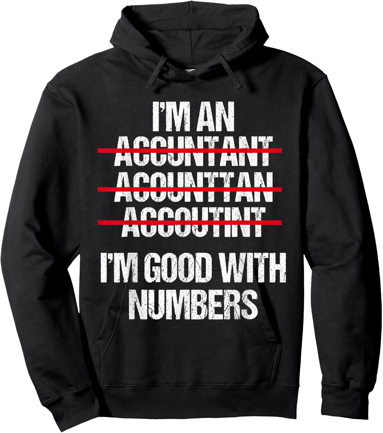 Registered Qualified Accountant Financial Statement Analysis Hoodie - Hoodie | Black