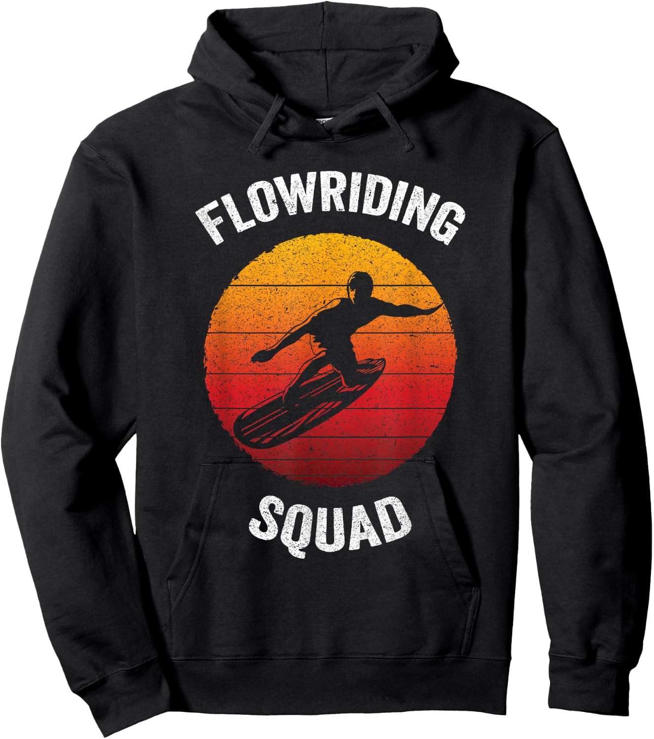 Flowriding Squad | Classic Flowboarding Hoodie - Hoodie | Black
