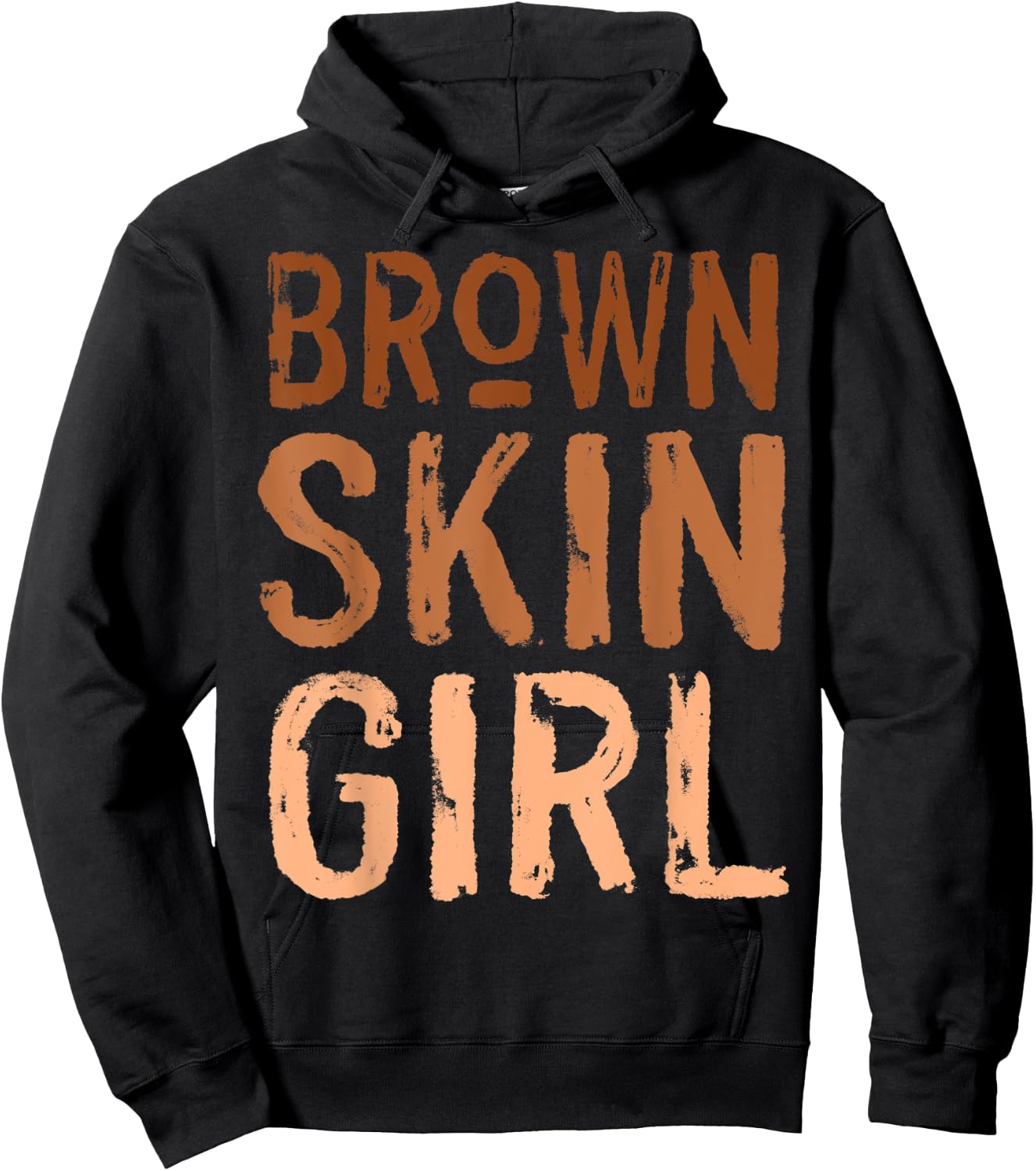 Funny Brown Skin Girl Melanin Queen Juneteenth Women Melanin Hoodie - Hoodie | Black