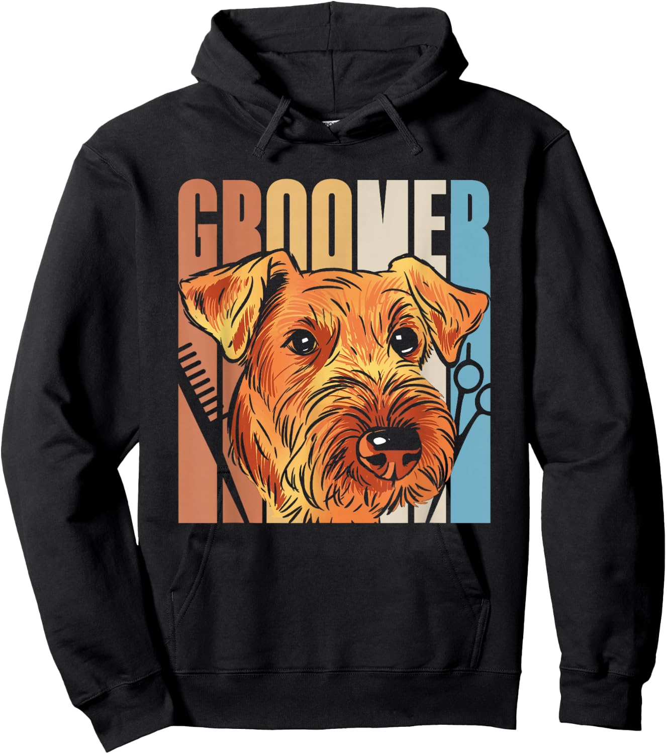 Groomer Cute Dog Grooming Dogs Hoodie - Hoodie | Black