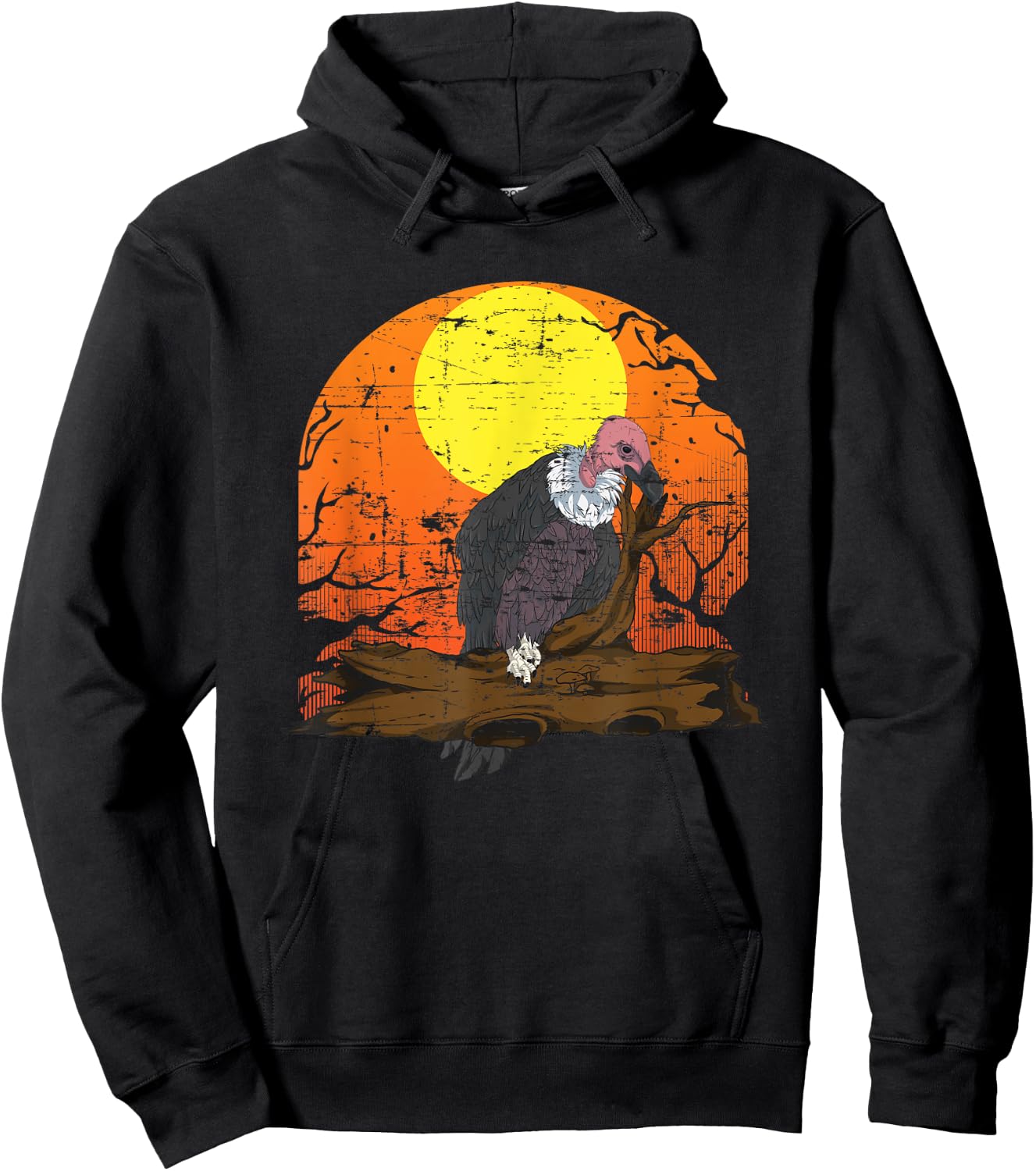 Carrion Vulture Scavenger Bird Animal Vulture Hoodie - Hoodie | Black