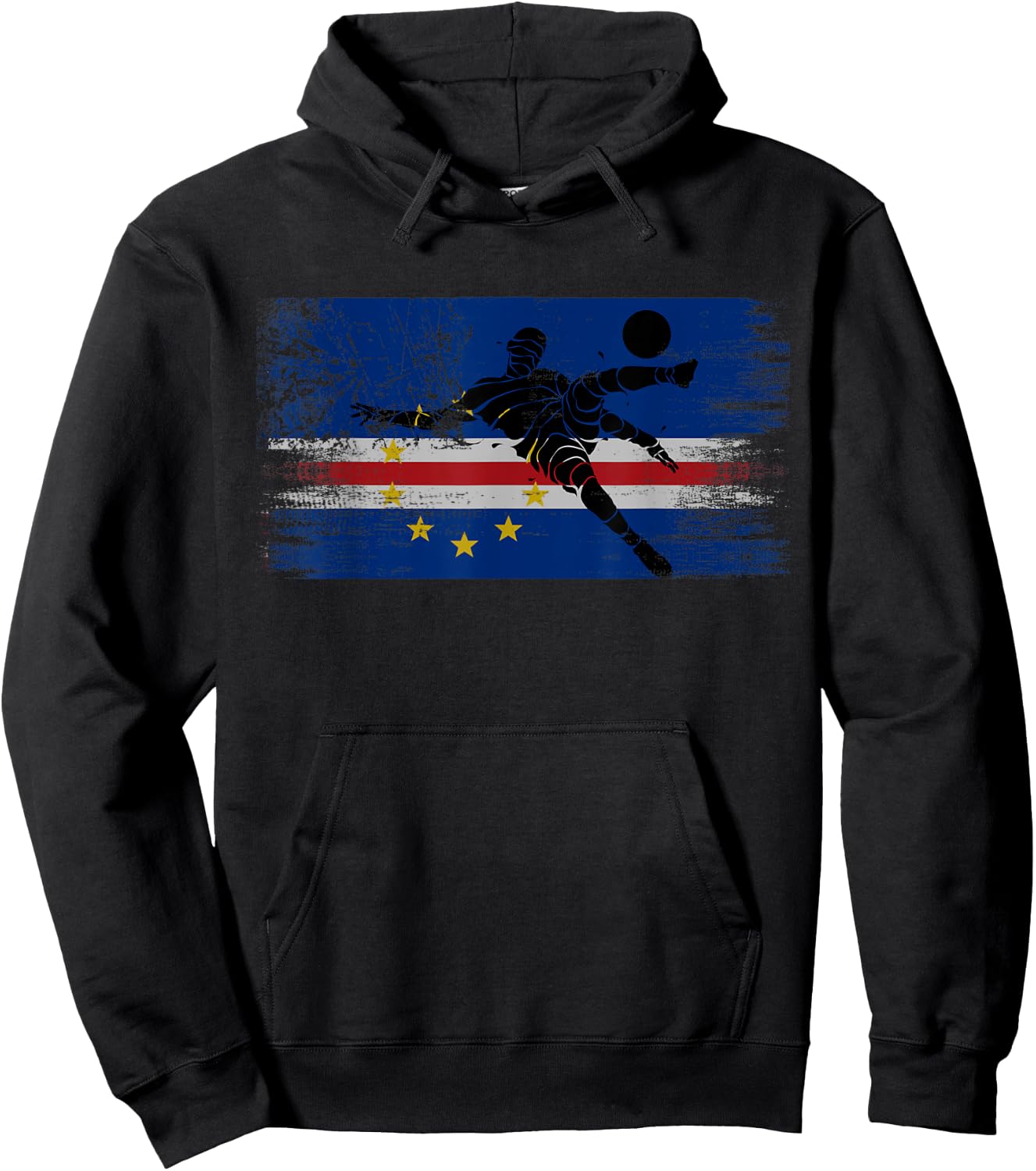 Cape verde Soccer Cape Verdean Football Cabo verde futbol Hoodie - Hoodie | Black