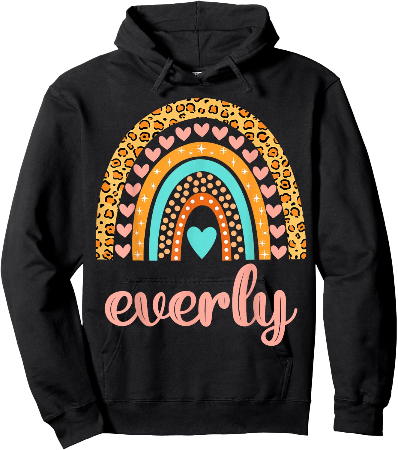 Everly Everly Name Birthday Shirt Gift Hoodie - Hoodie | Black