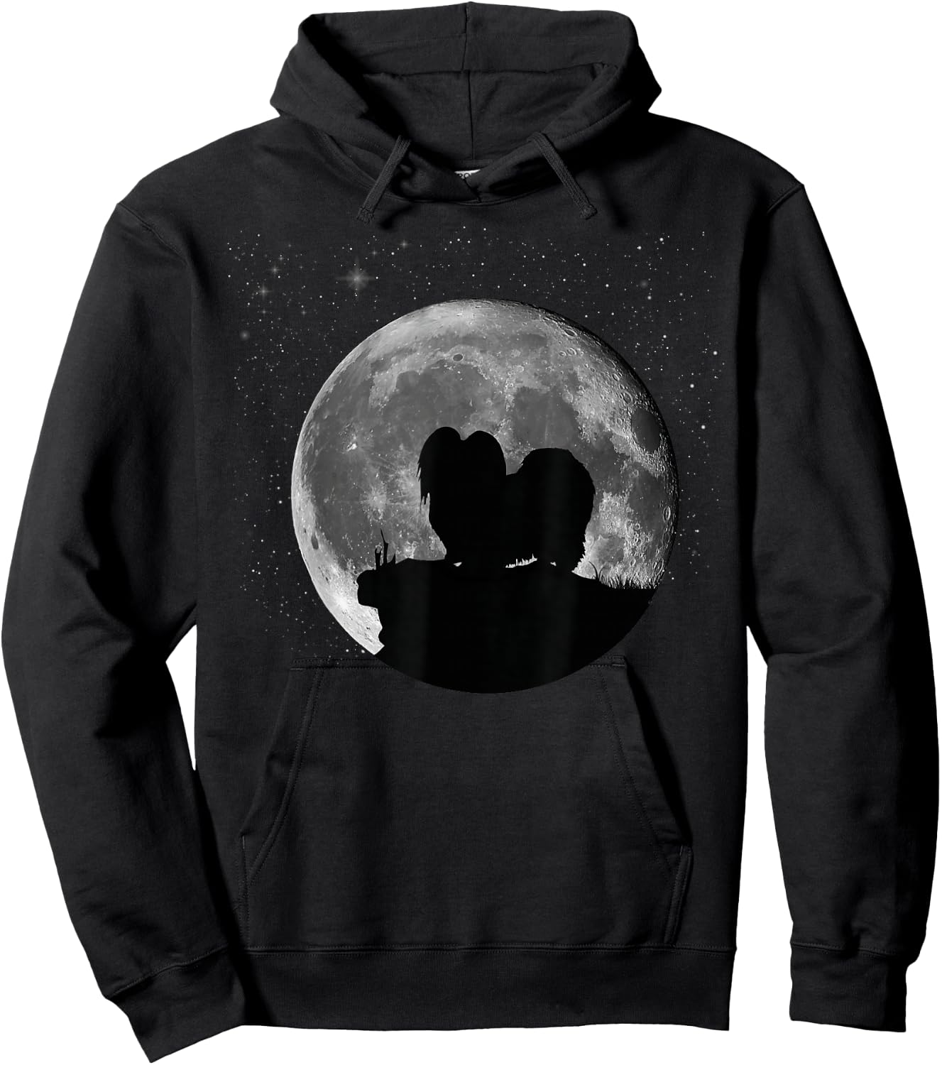 Mi-Ki Dog Moon Hoodie - Hoodie | Black
