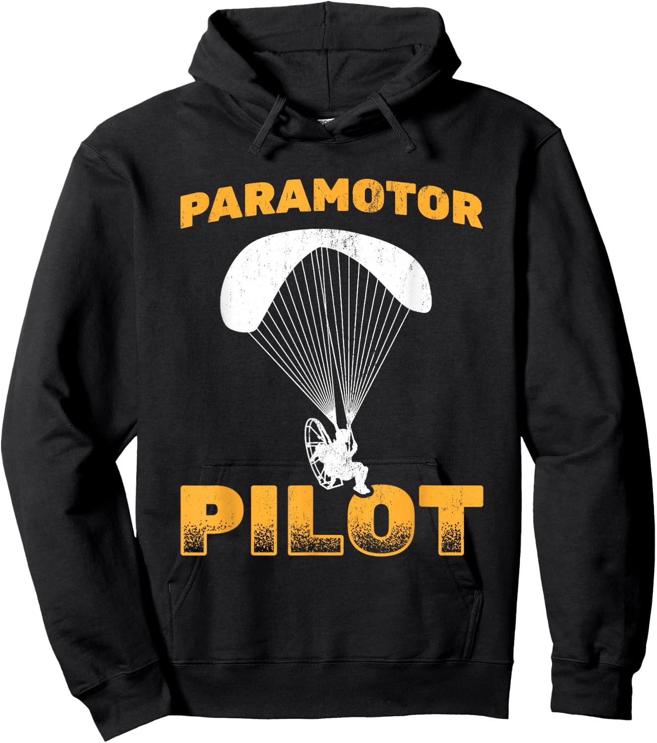 Paramotor Pilot Paraglidign Powered Paraglider Hoodie - Hoodie | Black