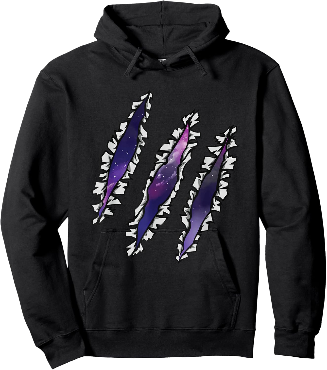 Scratch Galaxy Space Hoodie - Hoodie | Black