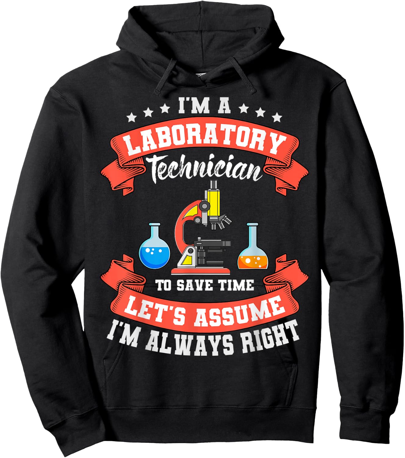 Lab Technician Laboratory Assistant Medical Scientists Hoodie - Hoodie | Black