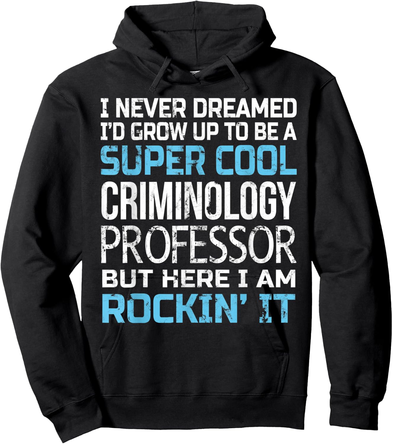 Criminology Professor Funny Gift Hoodie - Hoodie | Black