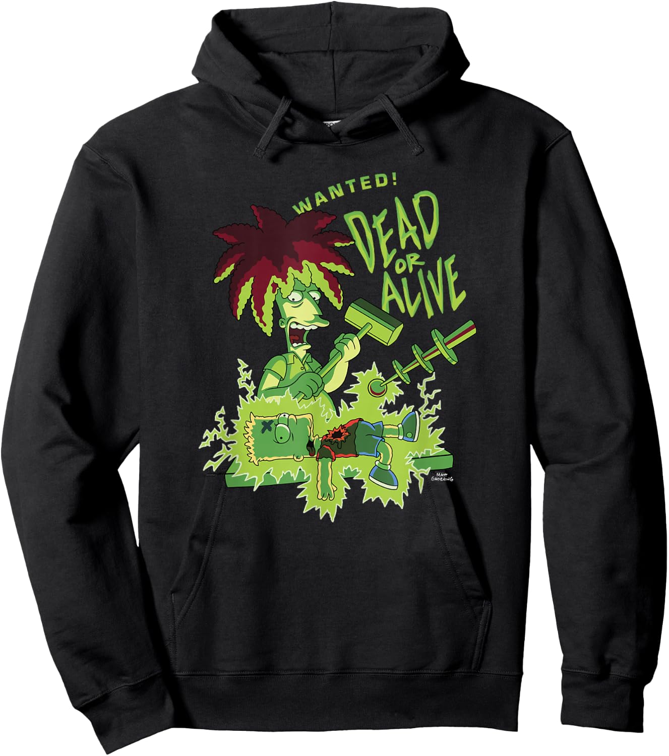 The Simpsons: Treehouse of Horror Halloween Sideshow Bob Hoodie - Hoodie | Black